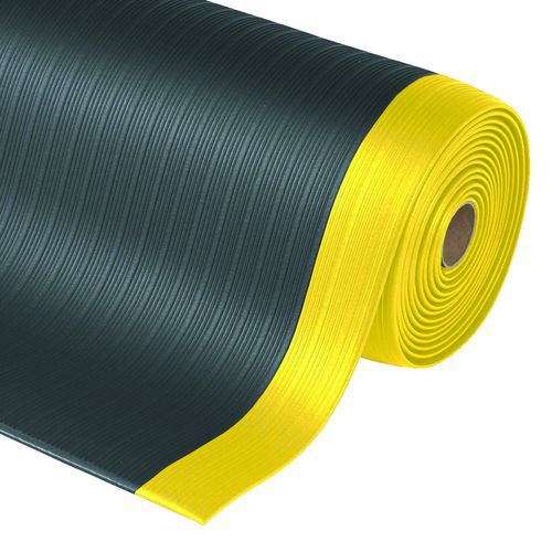 Tapis Anti-fatigue En Mousse 60 X 18.3m Noir/jaune