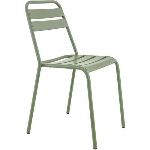 Chaise Extérieure - Acier - Olive - Bastille