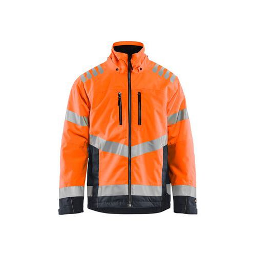 Veste De Protection Doublée Haute Visibilité Orange Fluo