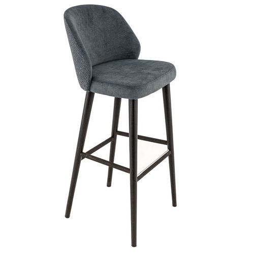 Tabouret Int- Hêtre- Grace Temp/ Cloud Orage- Victoire Bst