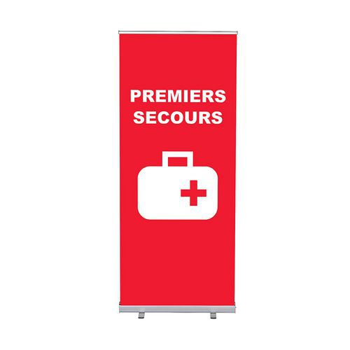 Roll-banner Budget 85-200 Ensemble Complet Premiers Secours