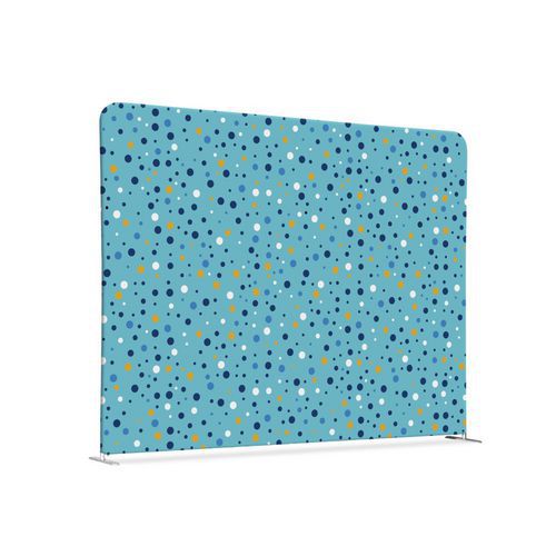 Cloison En Tissu 150-150 Double Points Couleur Bleue