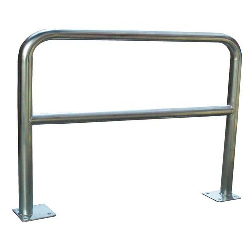 Viso - Barrière de sécurité en acier inoxydable 2m - Gris chromé - 1000mm hauteur - Robuste et durable
