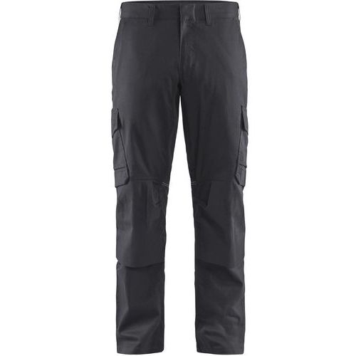 Pantalon De Travail Industrie à Poches Genouillères Stretch 2d Gris/noir C54