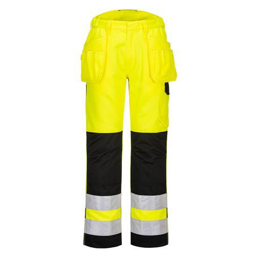 Pantalon Holster Haute Visibilité Pw24 Noir/jaune 28