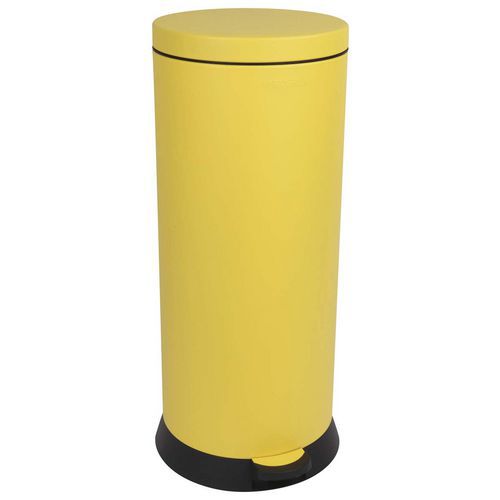 Poubelle Agroalimentaire De Cuisine Retro 30l - Jaune
