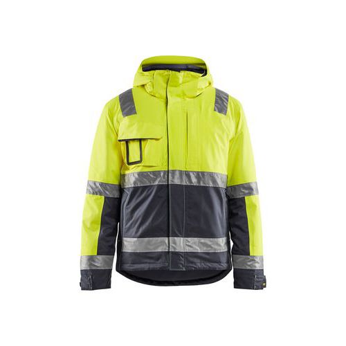 Veste De Travail Hiver Haute-visibilité Stretch Jaune Fluo