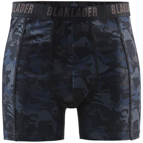 Boxer Homme Noir/gris Foncé - Lot De 2 - Xl