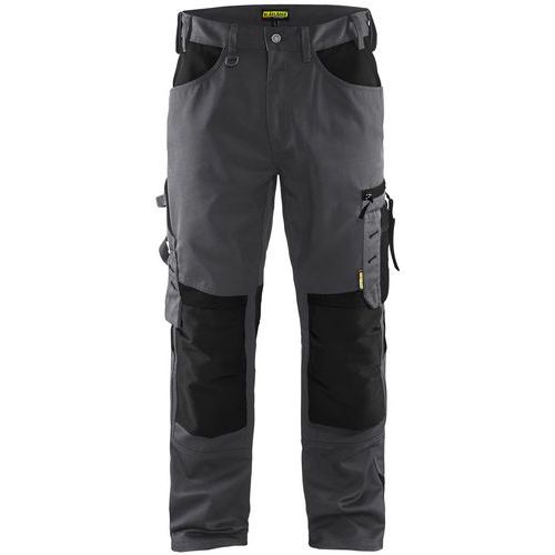 Pantalon De Travail Artisan Sans Poches Flottantes Gris/noir C46