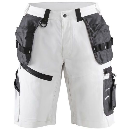 Short X1500 Peintre Blanc Gris Foncé 52