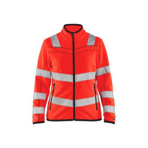 Veste Micropolaire Rouge Fluo