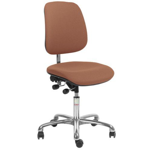 Chaise De Bureau Euromatic Cura - 40 Cm - Tissu - Orange