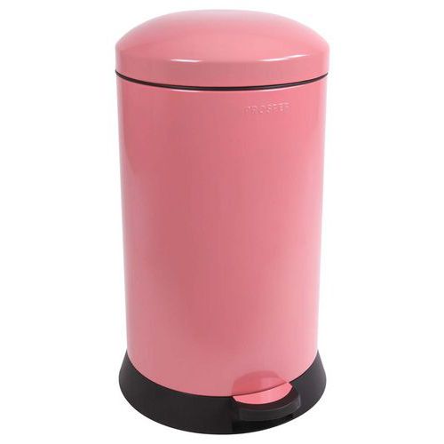 Poubelle Agroalimentaire De Cuisine Boheme 20l Et 30l - Rose Foncé - Acier