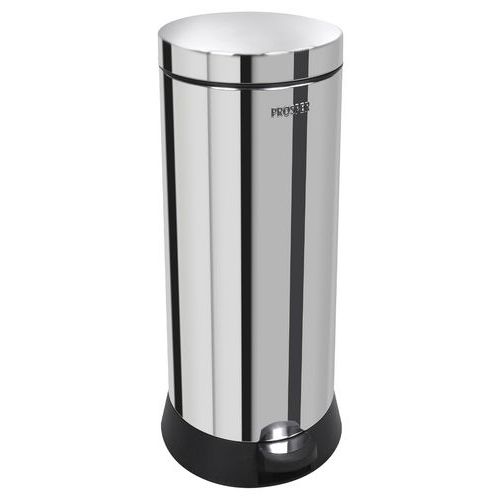 Poubelle Agroalimentaire De Cuisine Retro 30l - Argent