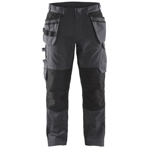 Pantalon De Travail Maintenance Avec Poches Flottantes Gris/noir C54