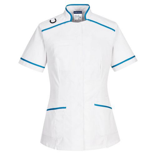 Tunique Médicale Lw21 Blanc/bleu S