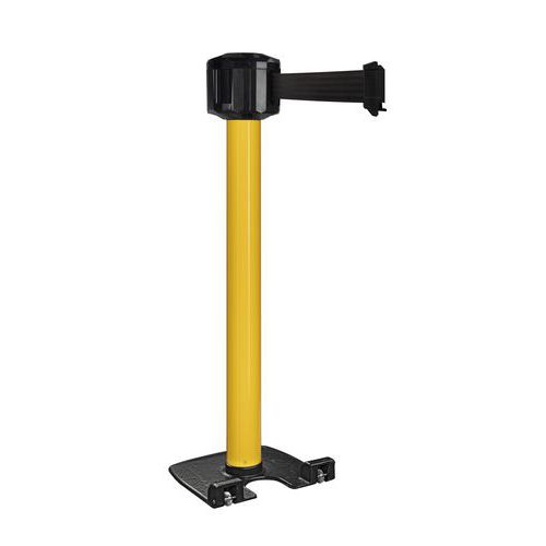 Poteau Extérieur Jaune À Sangle 10m - Noir