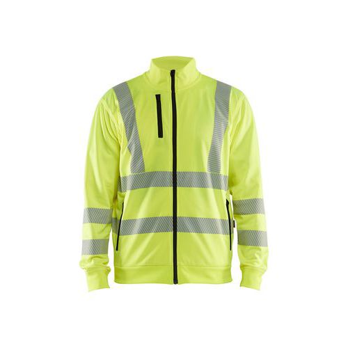 Sweat Zippé Haute Visibilité En Jaune L