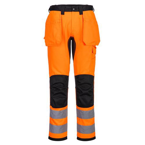 Pantalon Haute Visibilité Avec Poches Holster Wx2 40 Orange