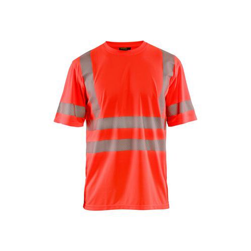 T-shirt Anti-uv Haute Visibilité Rouge Fluo 6xl