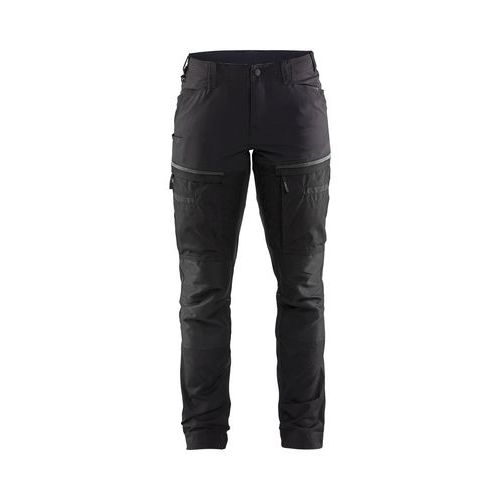 Pantalon De Travail Maintenance Stretch Femme Noir/gris Foncé D22