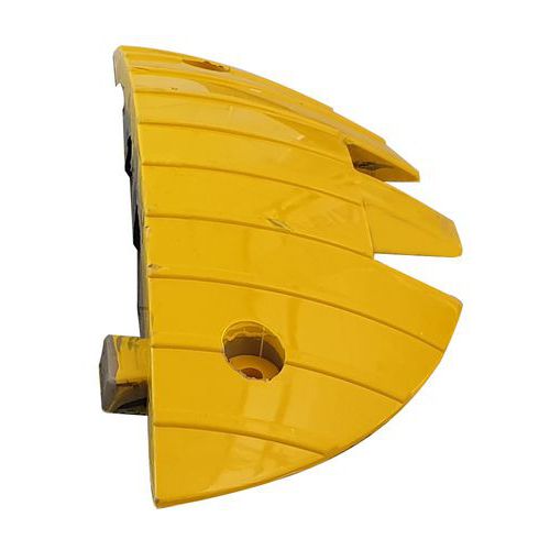 Viso - Embout pour ralentisseur poids lourds - Jaune - Caoutchouc 50T - 15 km/h - Éco-responsable