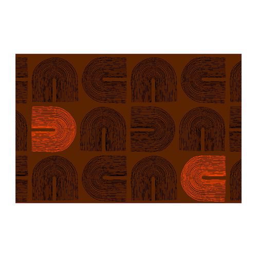 Tapis De Entrée Arches Brown 24 120 Cm X 180 Cm