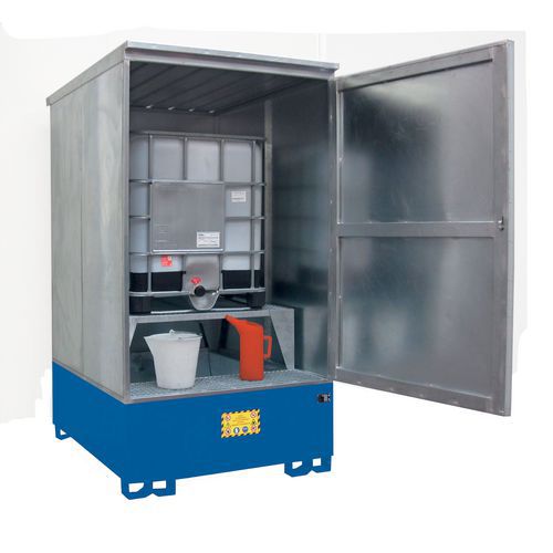 Armoires de stockage IBC double paroi Sall - Justrite Armoires de stockage IBC double paroi Sall - Justrite