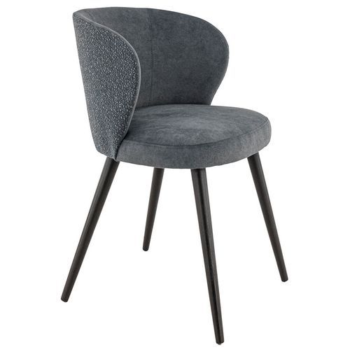 Chaise Intérieure - Hêtre- Grace Tempête/ Cloud Orage- Adèle