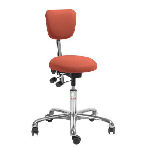 Chaise Oxford - Cura - Orange - 58 Cm