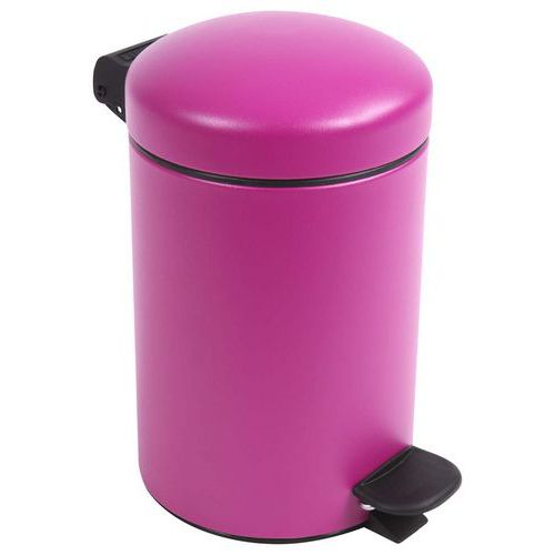 Poubelle Pour Sanitaire De Salle De Bain Bohème 3 L - Violet