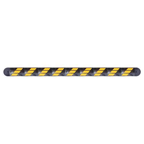 Viso - Ralentisseur Noir/Jaune - 5,4m - Caoutchouc - 40t Charge Max - Éco-responsable