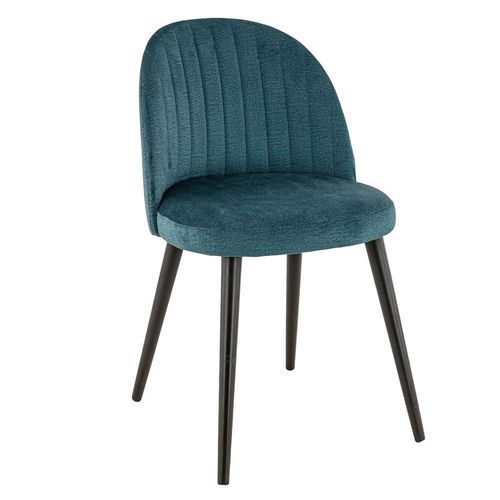 Chaise Intérieure - Hêtre - Monolith Petrol - Emile