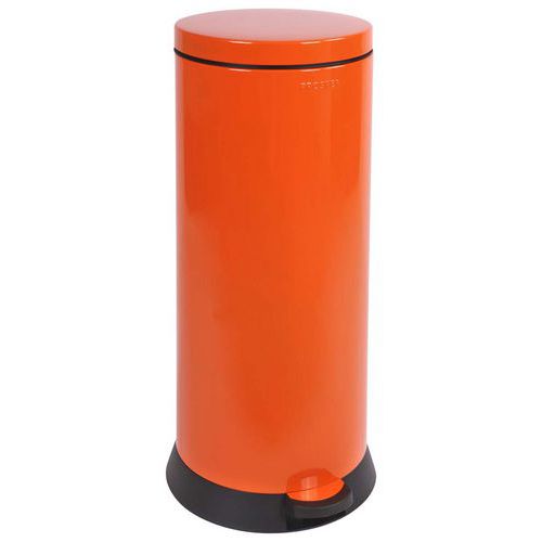 Poubelle Agroalimentaire De Cuisine Retro 30l - Orange