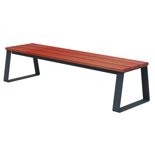 Banquette-anhracite-ballade Bois-rossignol
