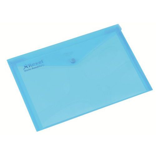 Chemise Pression A4 Rexel Lot 5 Bleu