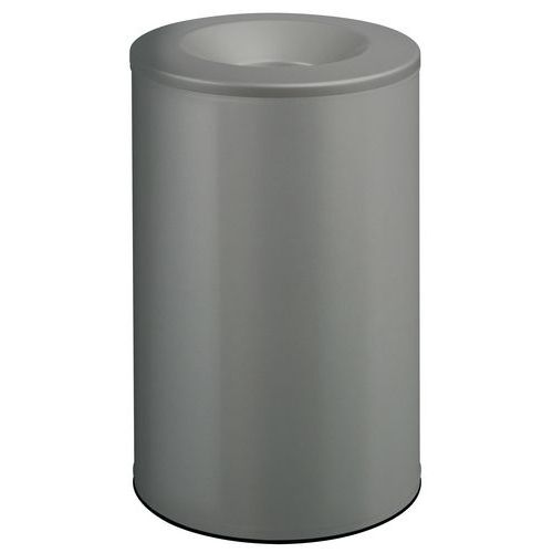 Corbeille Antifeu-90l Gris Clair-neo-rossignol