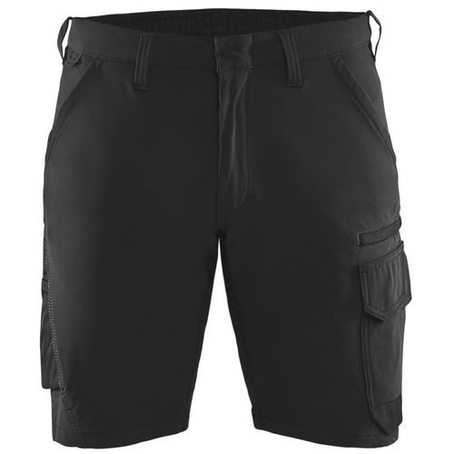 Short Maintenance Stretch 4d Noir Gris Foncé