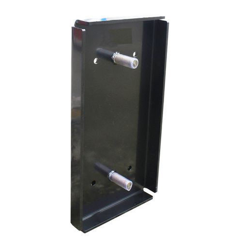 Viso - Platine de fixation pour butée de quai - Acier Noir 520x275x10mm - Robuste et Durable