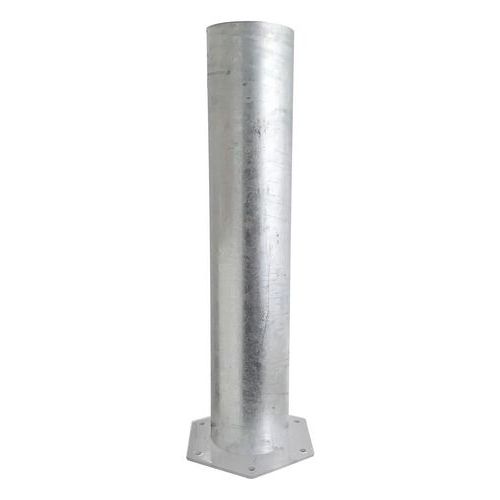 Viso - Poteau de protection acier galvanisé à visser Ø273 mm - Gris - 1200 mm H - Usage extérieur tout terrain