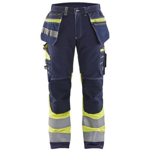 Pantalon à Stretch Marine Jaune Fluo Taille C58