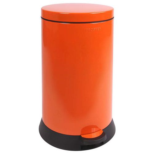 Poubelle Agroalimentaire De Cuisine Retro 20l - Orange