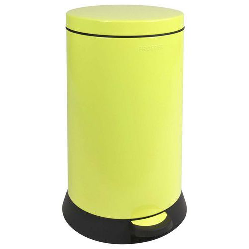 Poubelle Agroalimentaire De Cuisine Retro 20l - Jaune Fluo