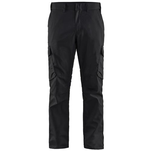 Pantalon De Travail Industrie Stretch 2d Noir/rouge D136