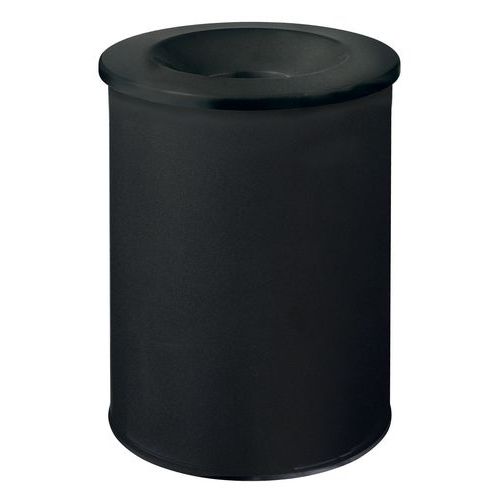 Corbeille Antifeu-30l Gris Foncé-neo-rossignol