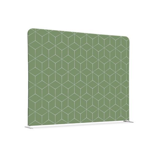 Cloison En Tissu 150-150 Double Hexagone Vert