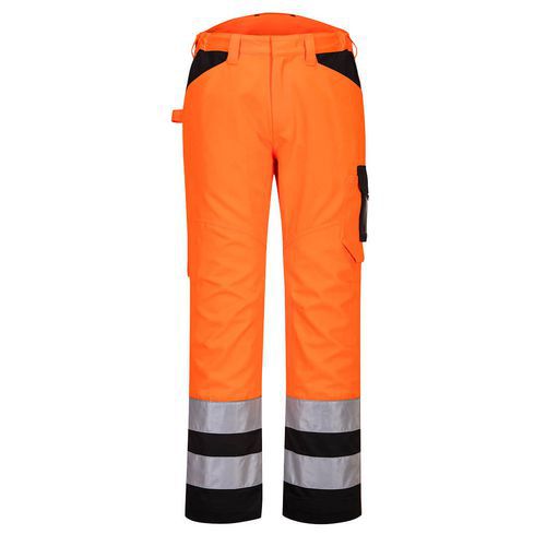 Pantalon Haute Visibilité Pw24 Noir/orange 28