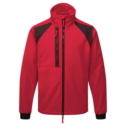 Veste De Travail Softshell Wy2 Cd870 Rouge Foncé Xxxl