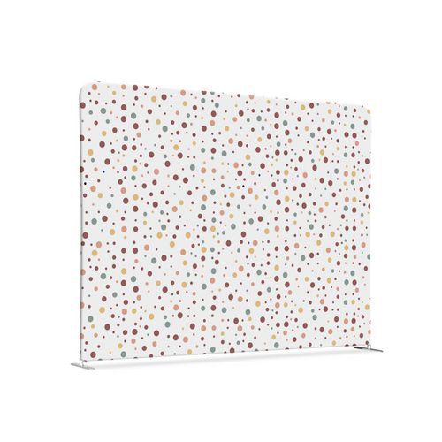 Cloison En Tissu 200-150 Double Points Couleur Terre